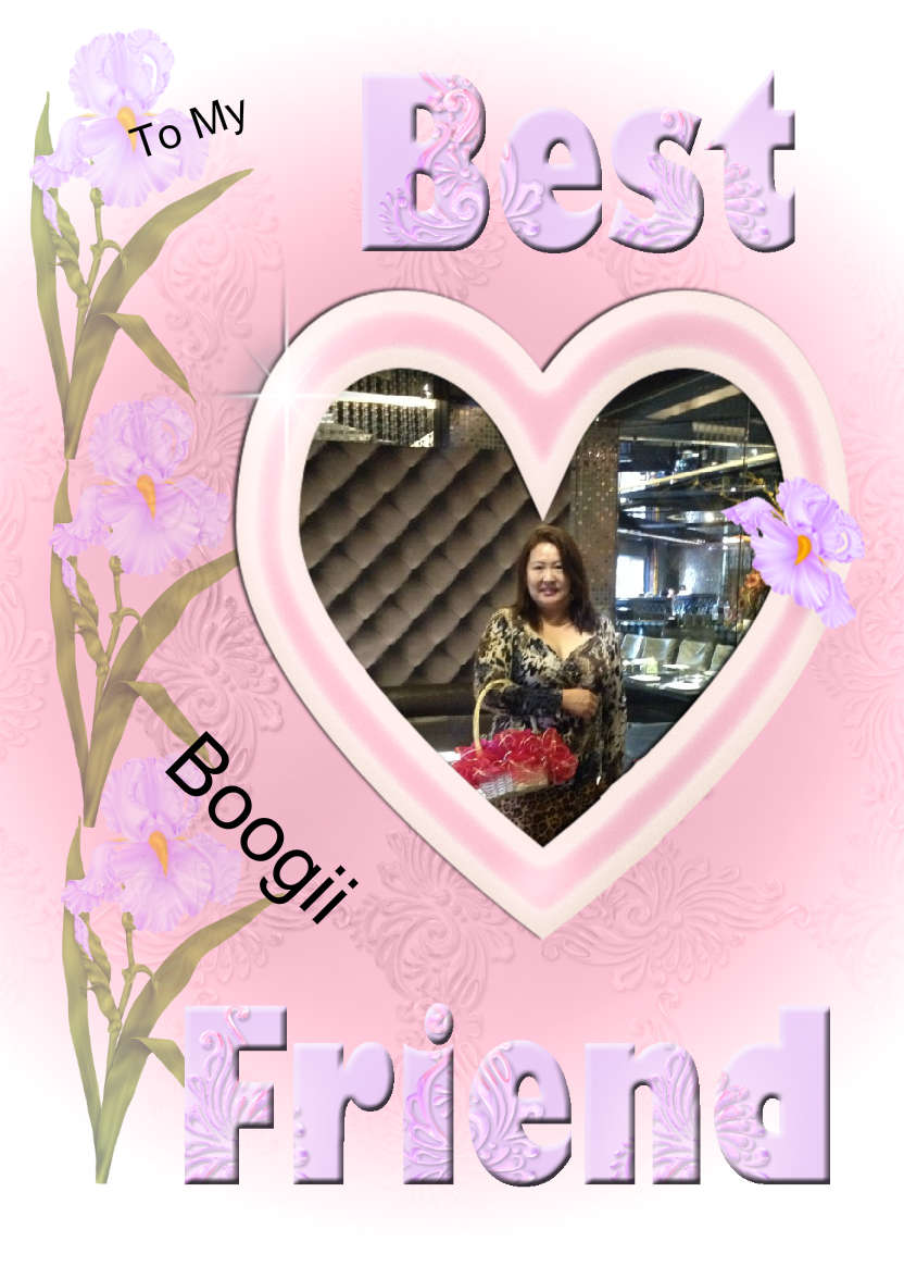 Best Friend - card made with Crafty Bob's Card Creator