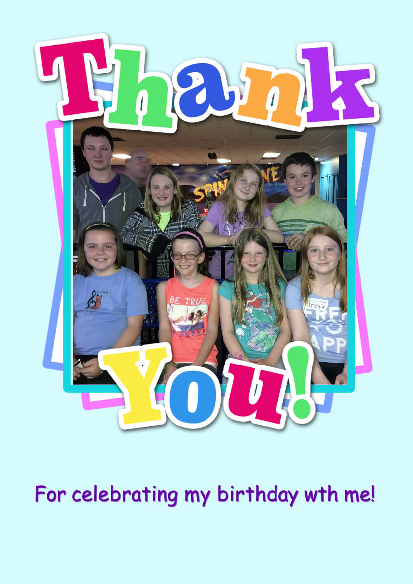 Thank You Aperture Card Front - card made with Crafty Bob's Card Creator