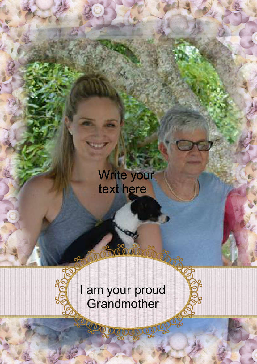 Portaits - card made with Crafty Bob's Card Creator