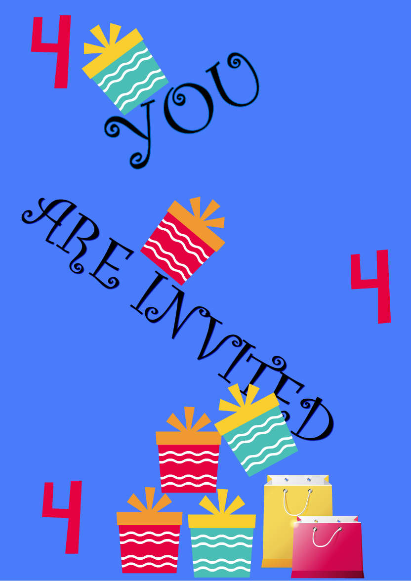 Dark Blue Plain Background - card made with Crafty Bob's Card Creator