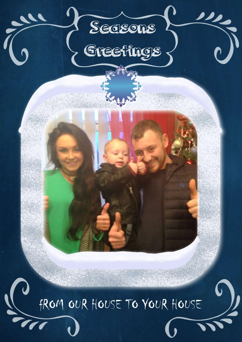 Chalkboard Seasons Greetings - card made with Crafty Bob's Card Creator