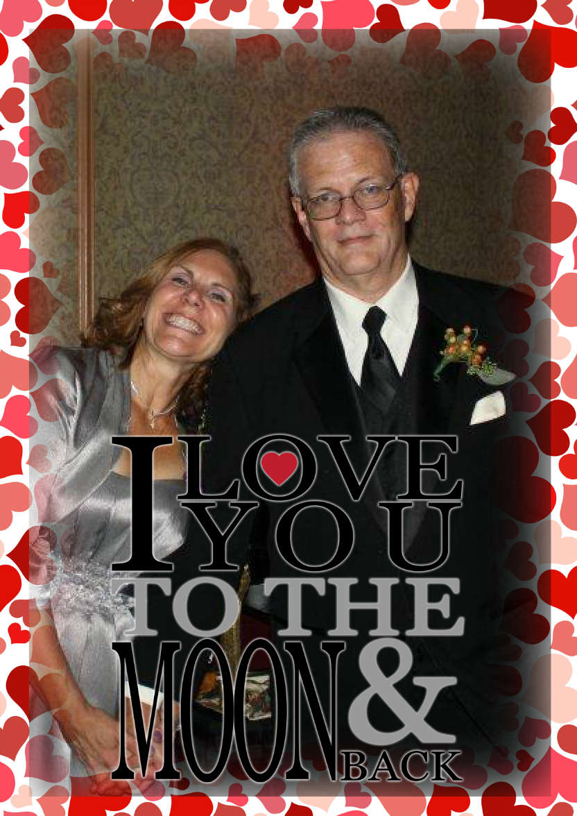 To the Moon & Back Anniversary/valentines - card made with Crafty Bob's Card Creator