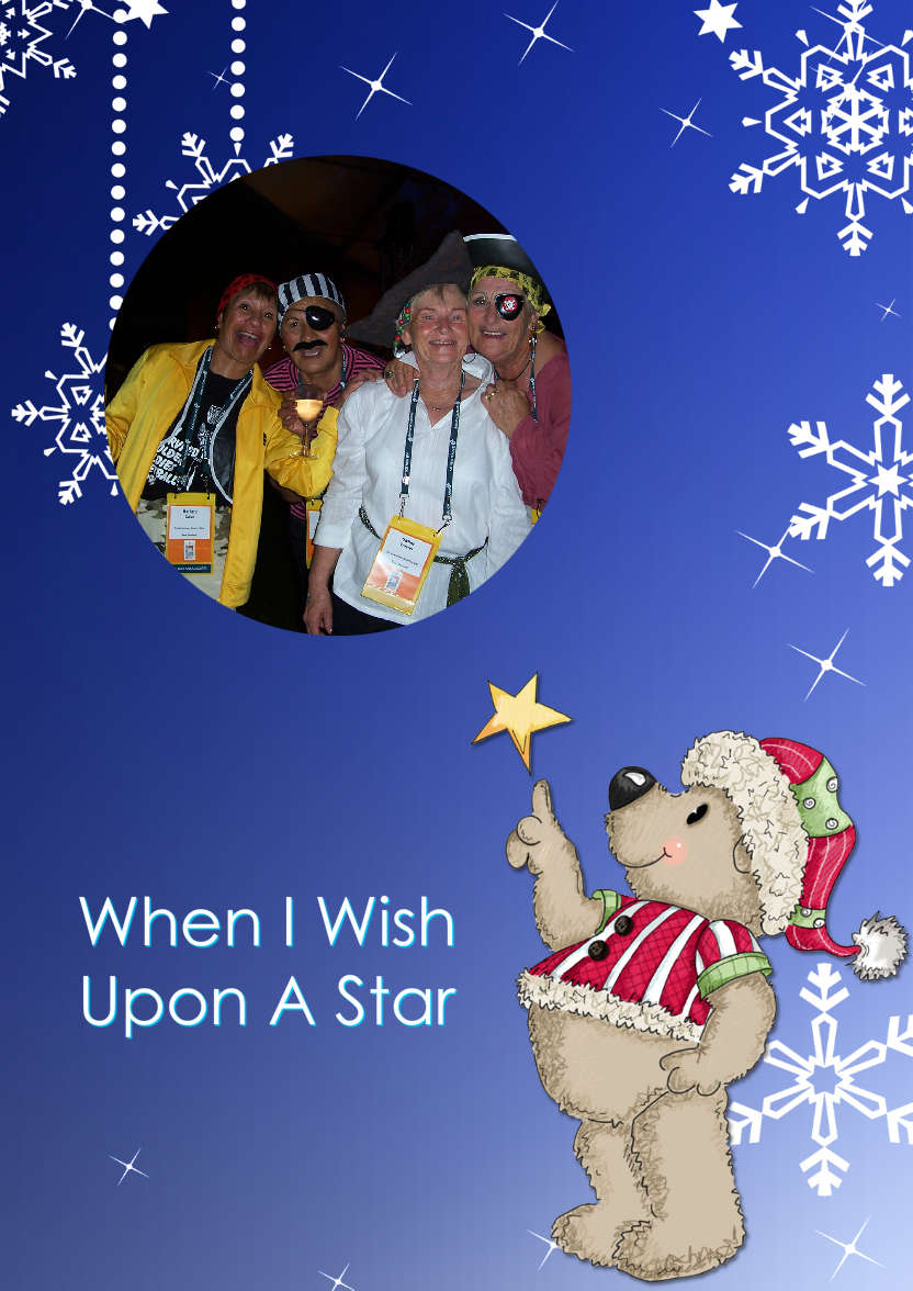 When I Wish Upon a Star Christmas Aperture Card Front - card made with Crafty Bob's Card Creator