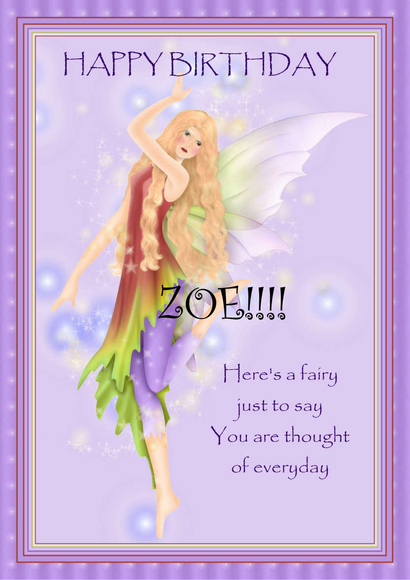 Fairy Dance - card made with Crafty Bob's Card Creator
