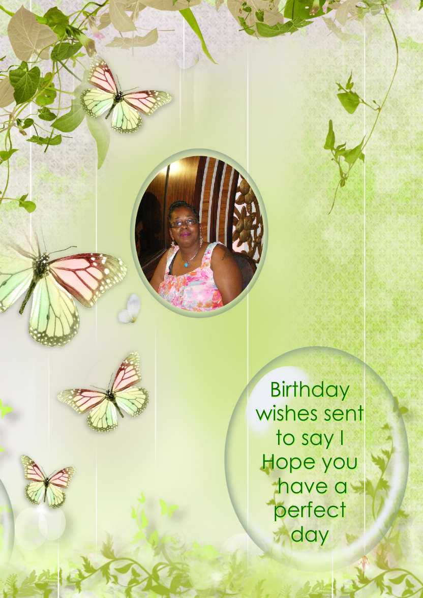 Butterfly Greeting Card - card made with Crafty Bob's Card Creator