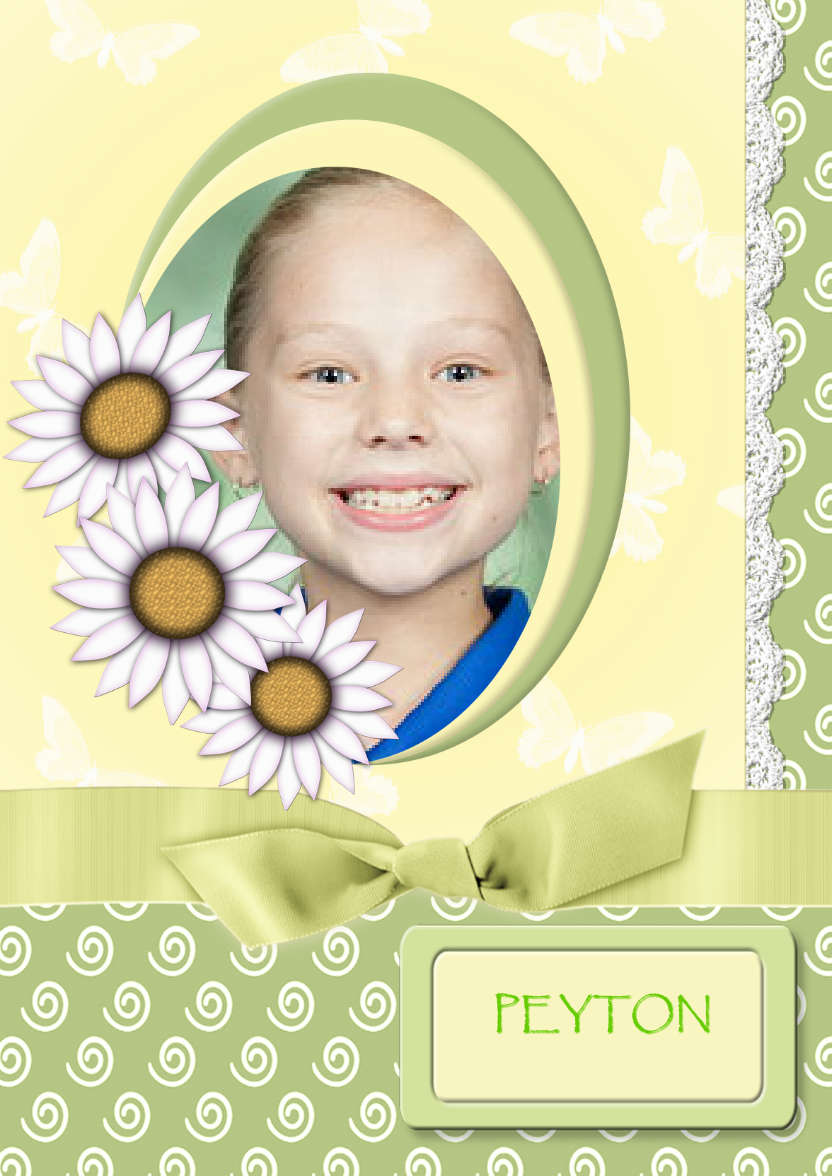 Daisy Chain - card made with Crafty Bob's Card Creator
