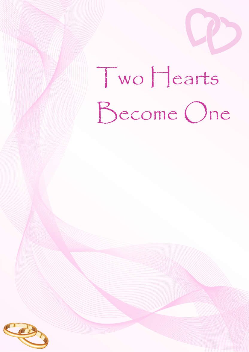 Two Hearts Decorative Card Front - card made with Crafty Bob's Card Creator