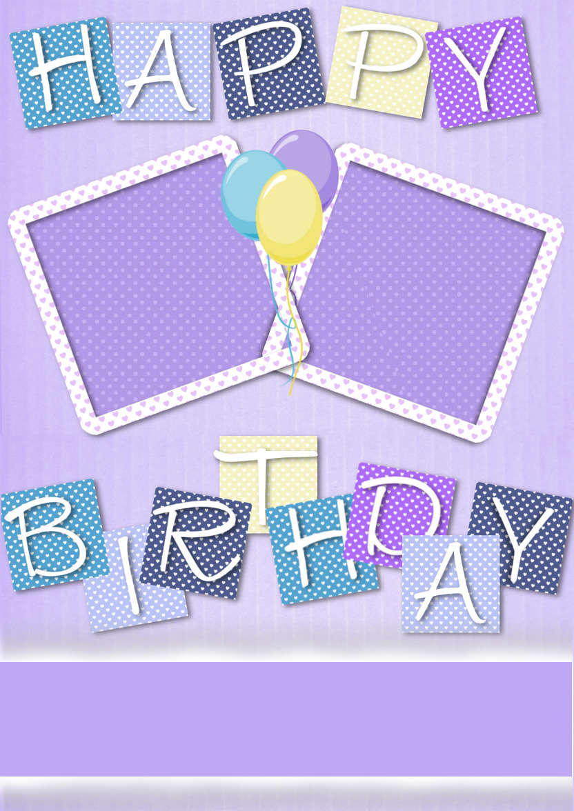 Birthday Fun - card made with Crafty Bob's Card Creator