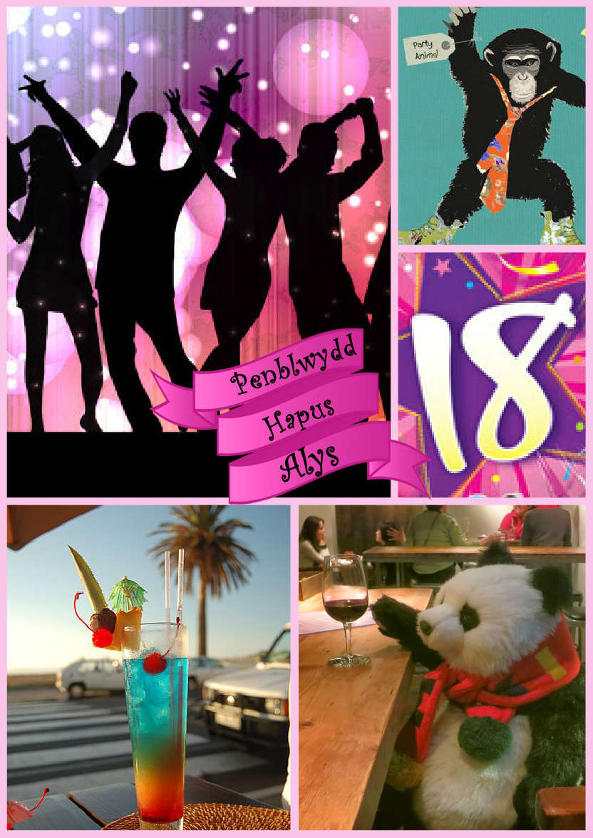 Multi-photo Card with Banner Pink - card made with Crafty Bob's Card Creator