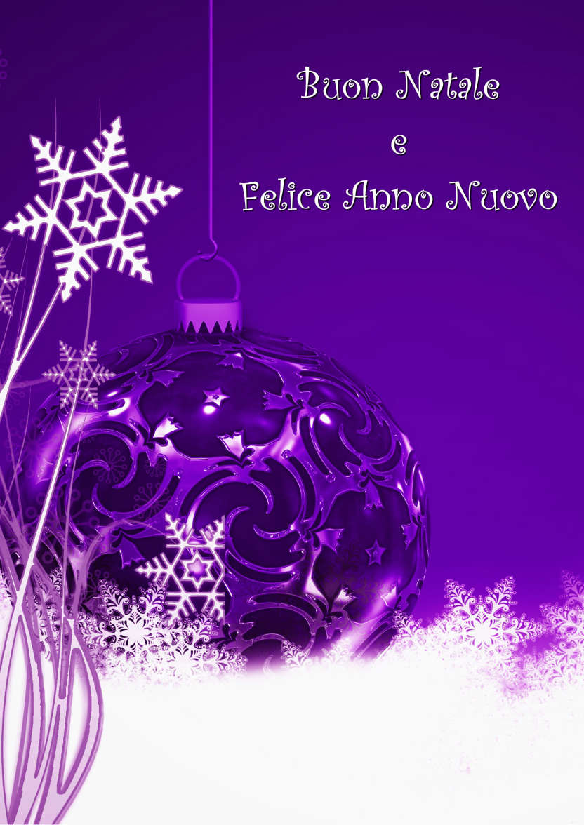 Christmas Bauble and Snowflakes - card made with Crafty Bob's Card Creator