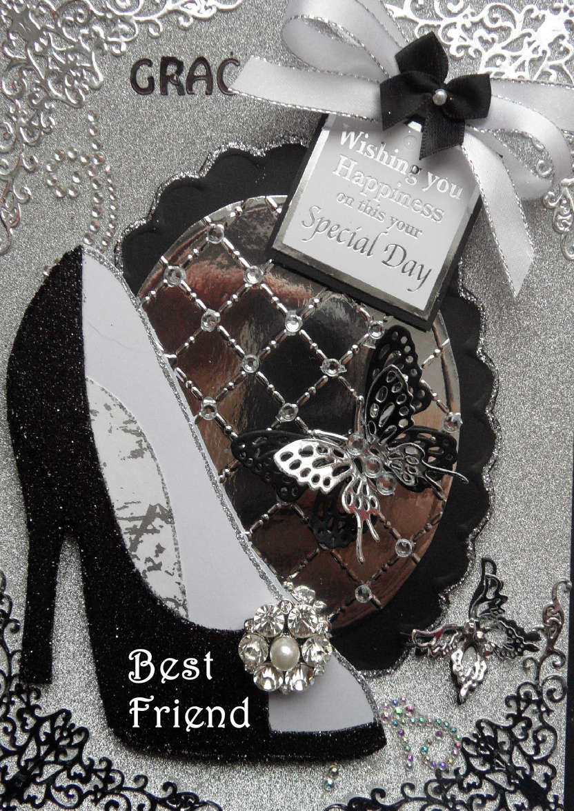 White Plain Background - card made with Crafty Bob's Card Creator