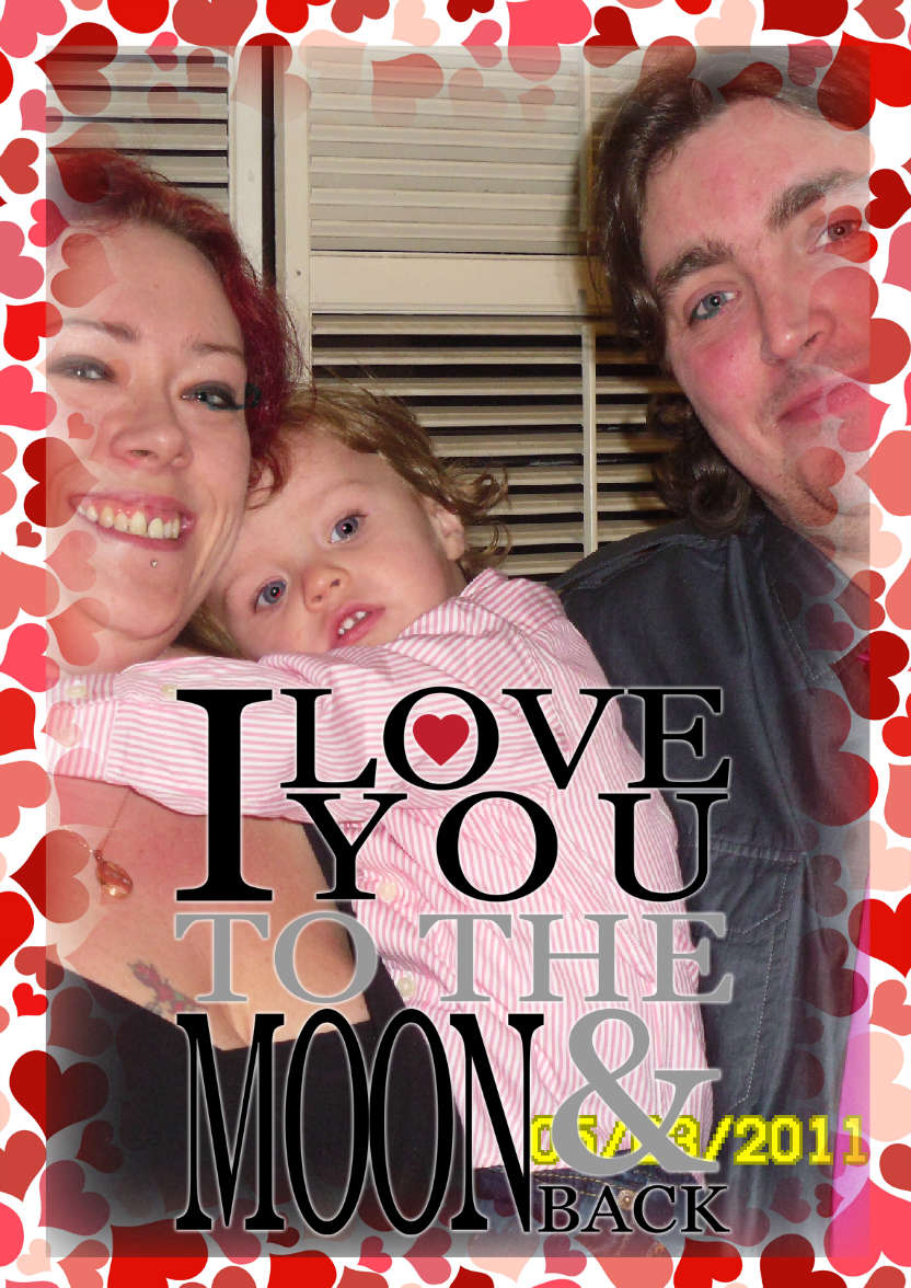 To the Moon & Back Anniversary/valentines - card made with Crafty Bob's Card Creator