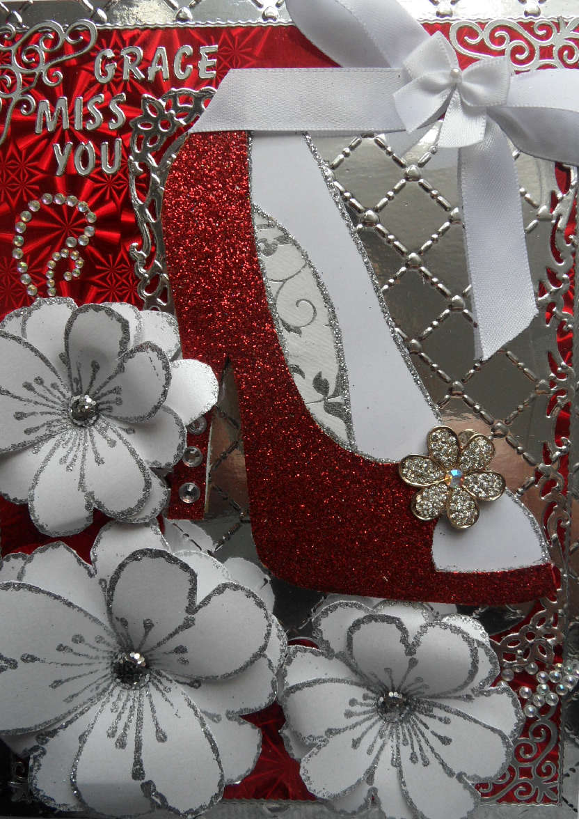 White Plain Background - card made with Crafty Bob's Card Creator