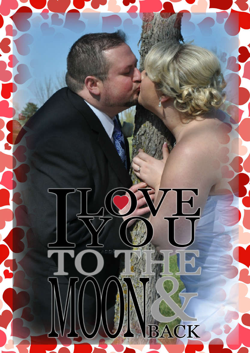 To the Moon & Back Anniversary/valentines - card made with Crafty Bob's Card Creator