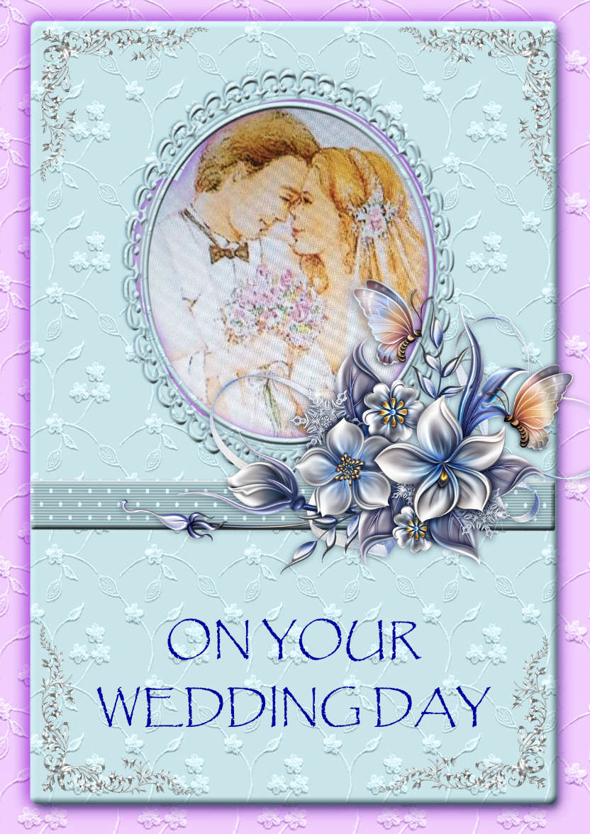 Lacy and Floral Design for Many Occasions #5 - card made with Crafty Bob's Card Creator