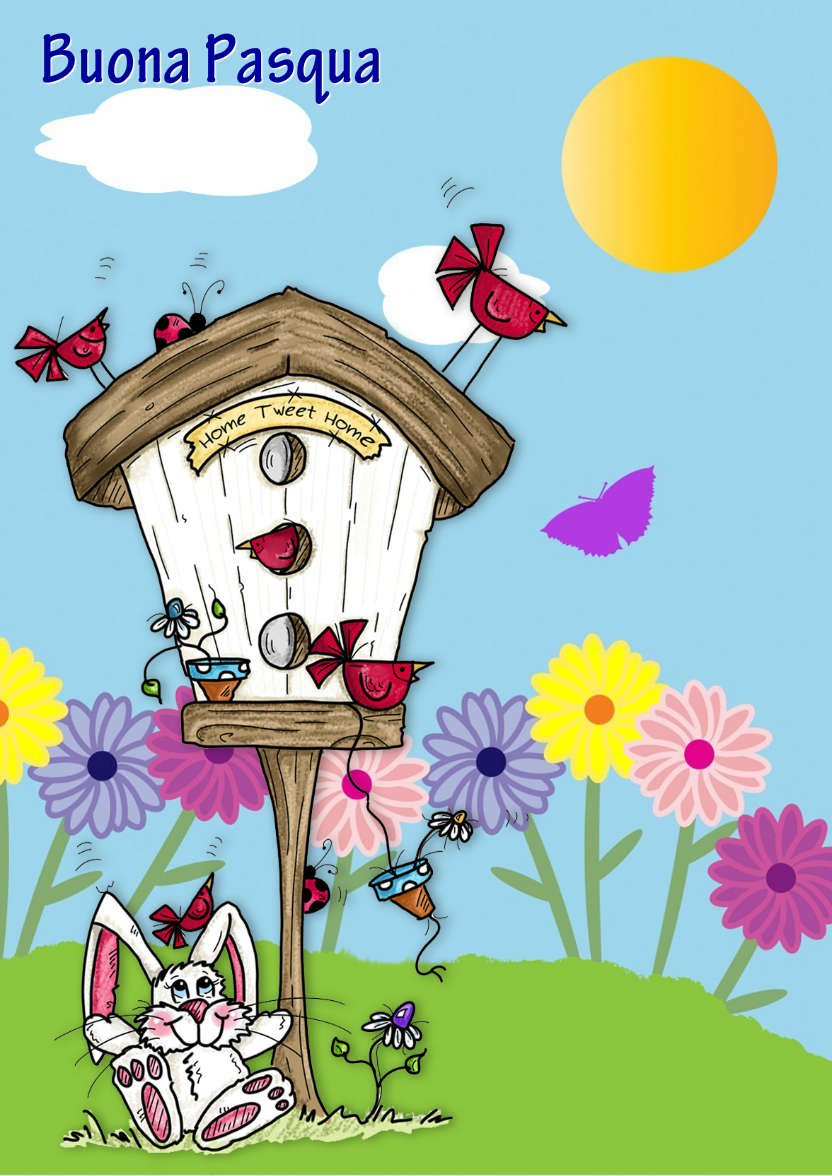 Home Tweet Home New Home Card - card made with Crafty Bob's Card Creator