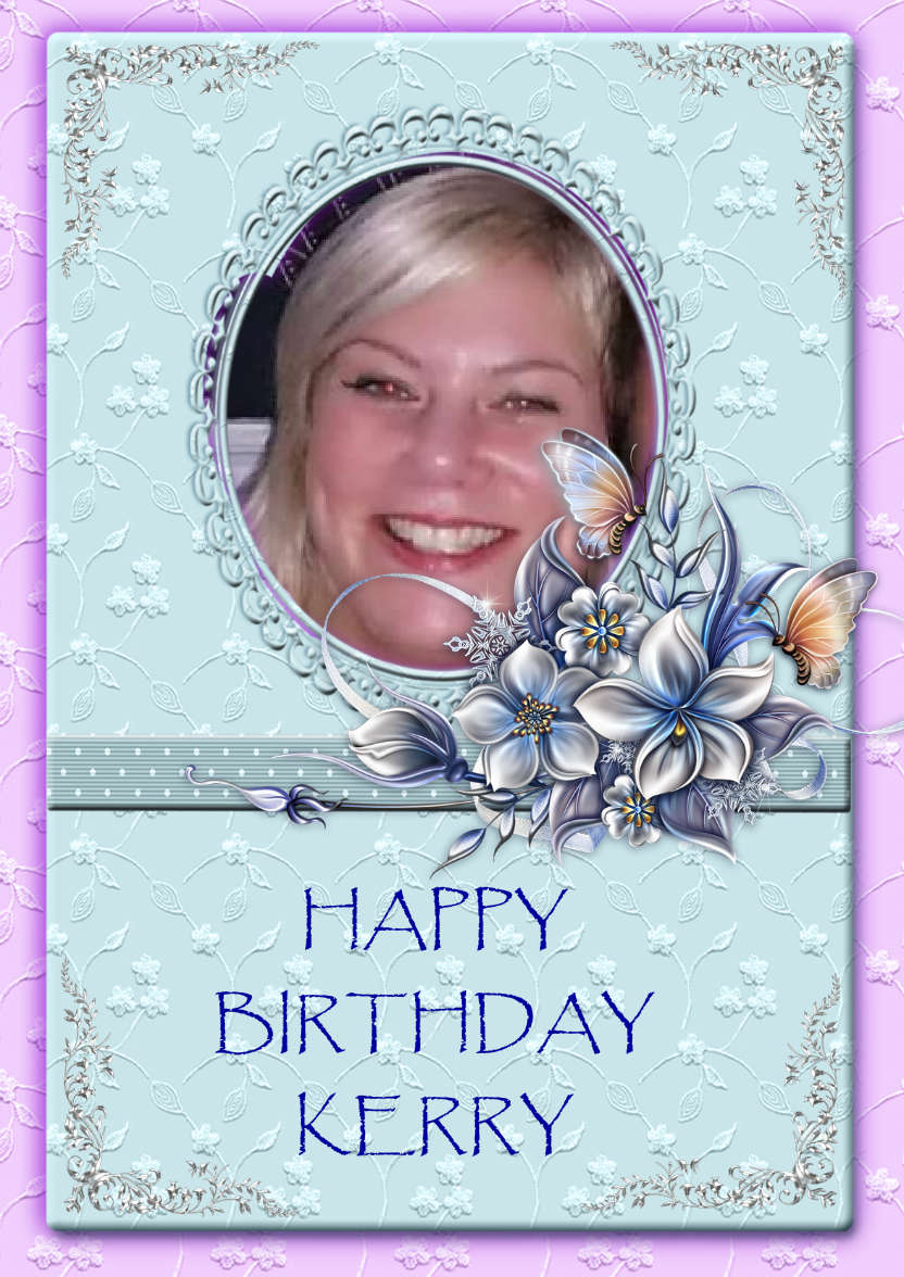 Lacy and Floral Design for Many Occasions #5 - card made with Crafty Bob's Card Creator