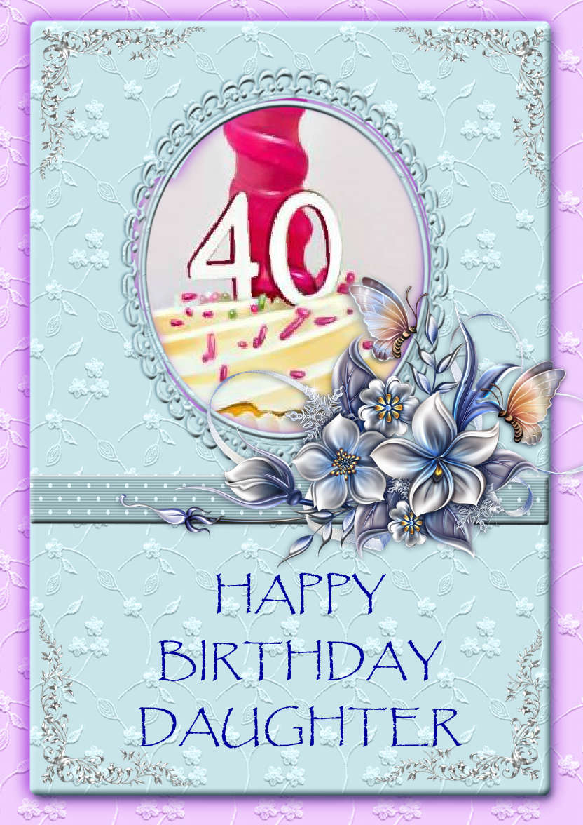 Lacy and Floral Design for Many Occasions #5 - card made with Crafty Bob's Card Creator