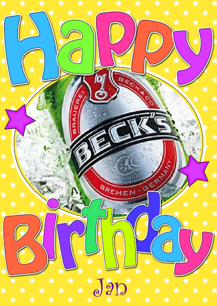Birthday Stars Photo Upload Card - card made with Crafty Bob's Card Creator