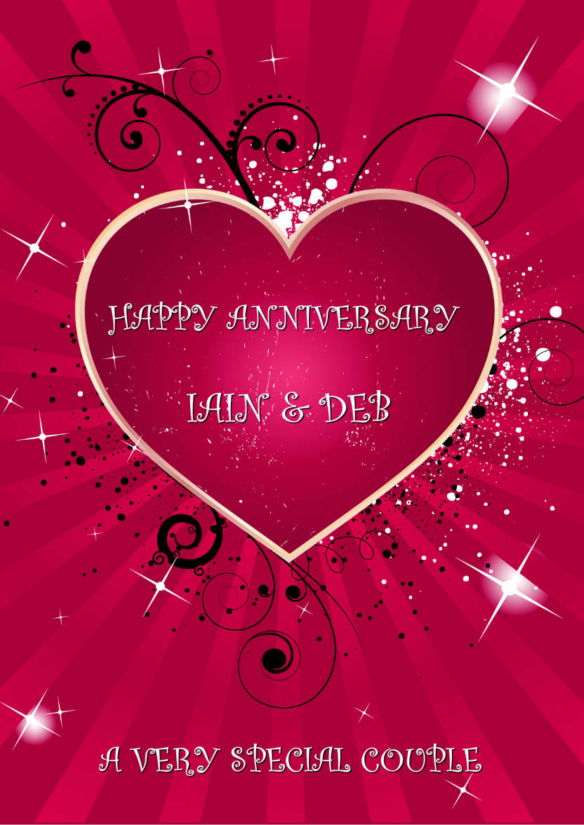 Grunge Heart Romantic Card Front - card made with Crafty Bob's Card Creator