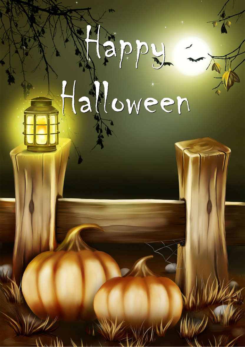Pumpkins Galore Halloween Card - card made with Crafty Bob's Card Creator