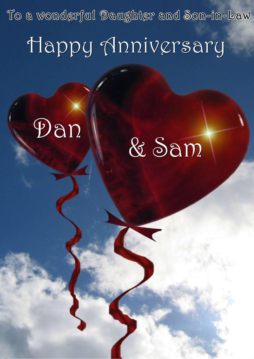 Love Balloons - card made with Crafty Bob's Card Creator