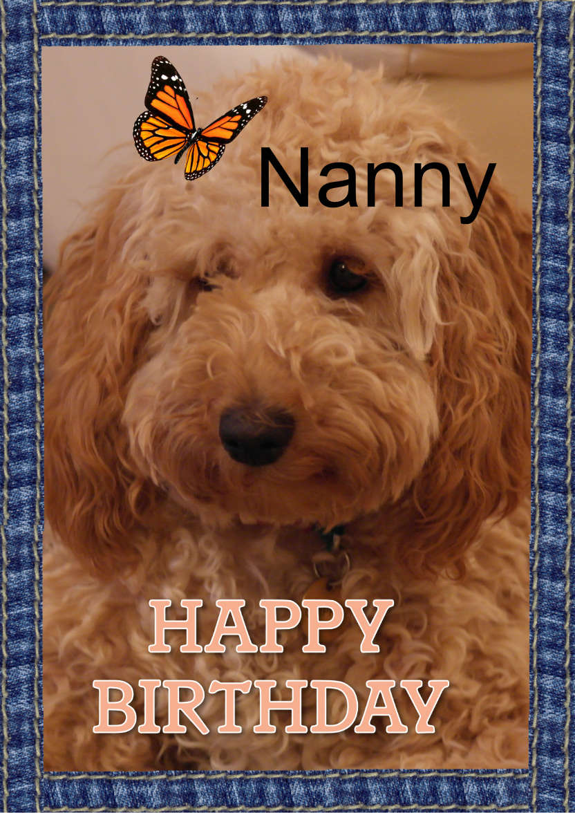 Cute Birthday - card made with Crafty Bob's Card Creator