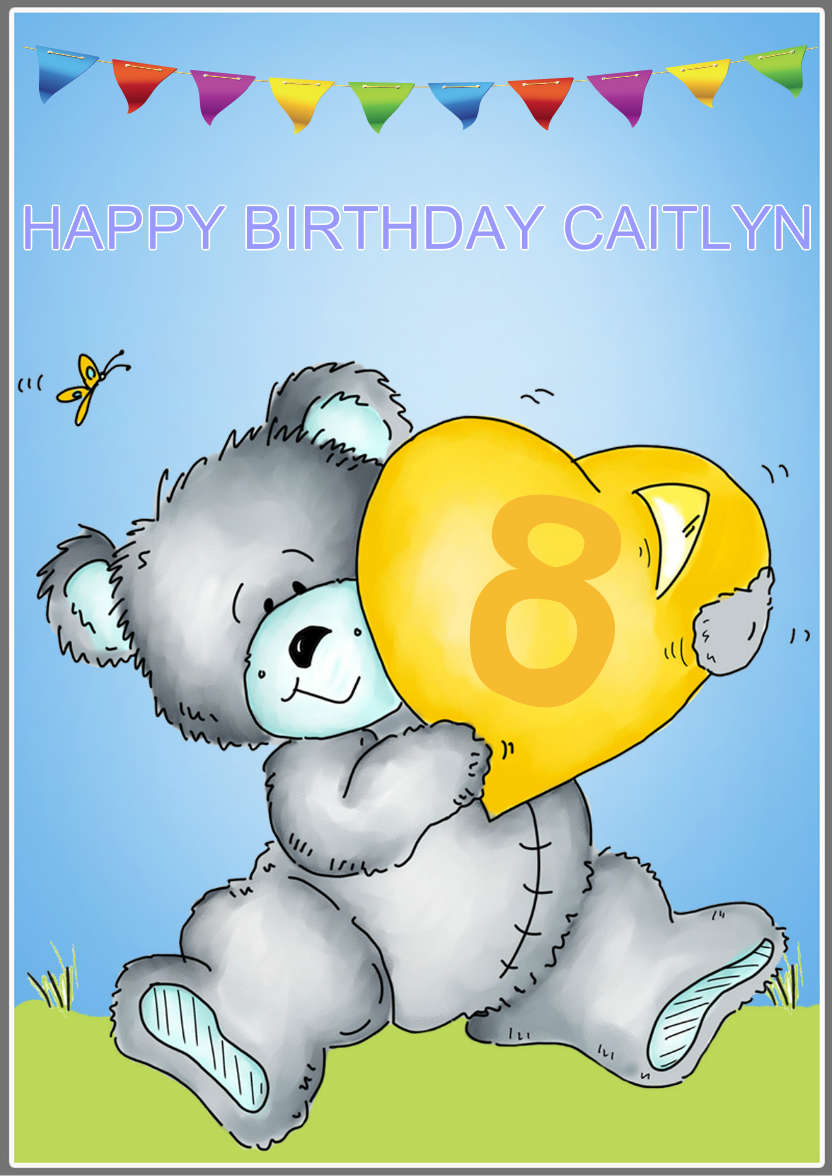 Bear Hugs - card made with Crafty Bob's Card Creator