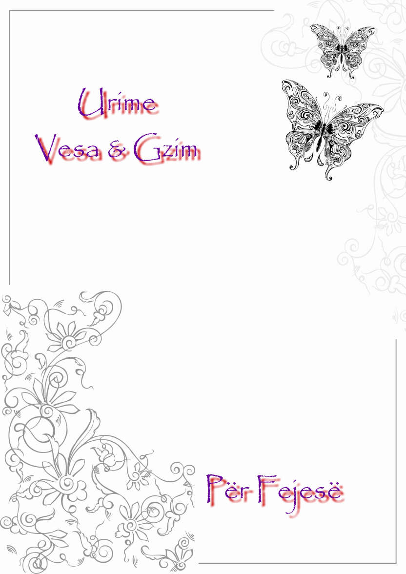 Butterfly Flourish Simple Card Front - card made with Crafty Bob's Card Creator