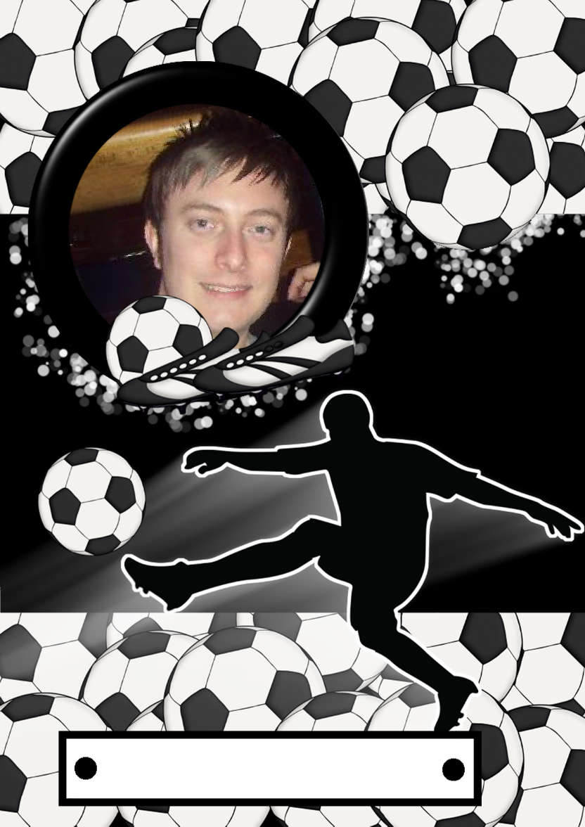 Football Crazy - card made with Crafty Bob's Card Creator