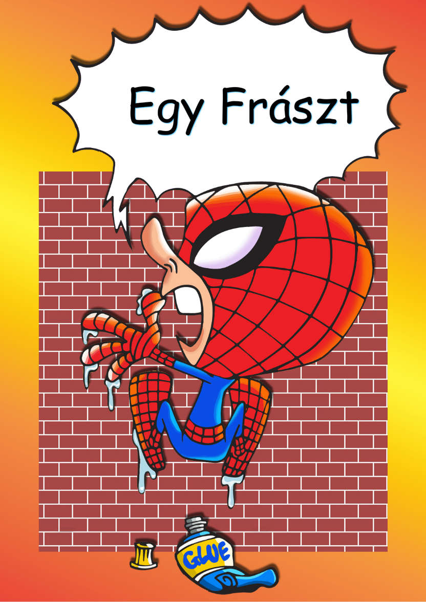 Spoof Spiderman Humorous Card - card made with Crafty Bob's Card Creator