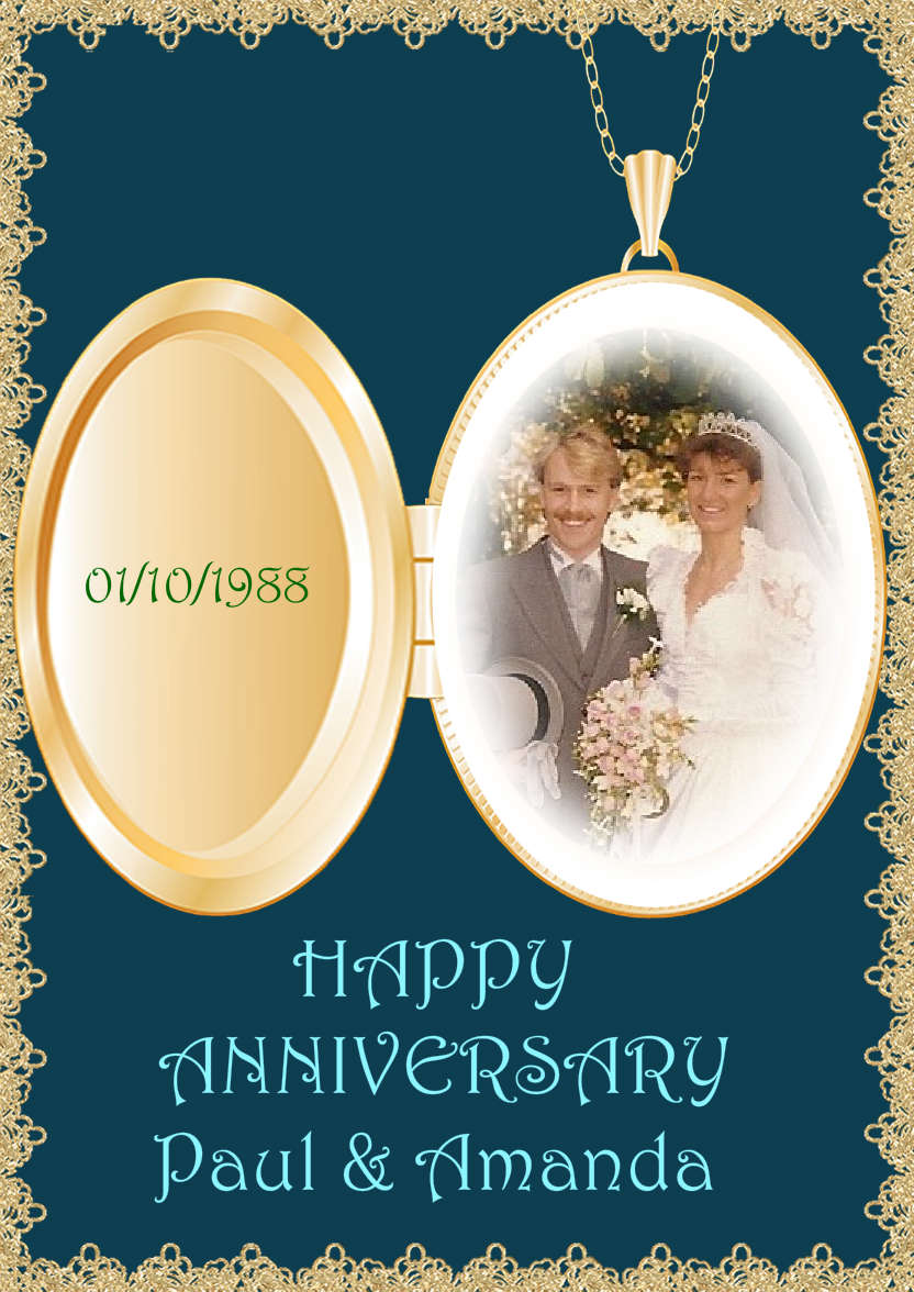 Locket - card made with Crafty Bob's Card Creator