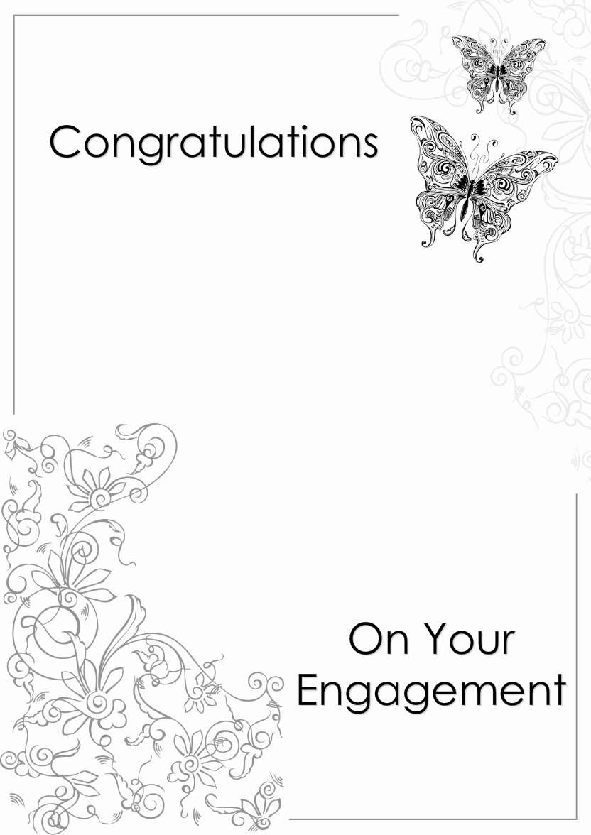 Butterfly Flourish Simple Card Front - card made with Crafty Bob's Card Creator