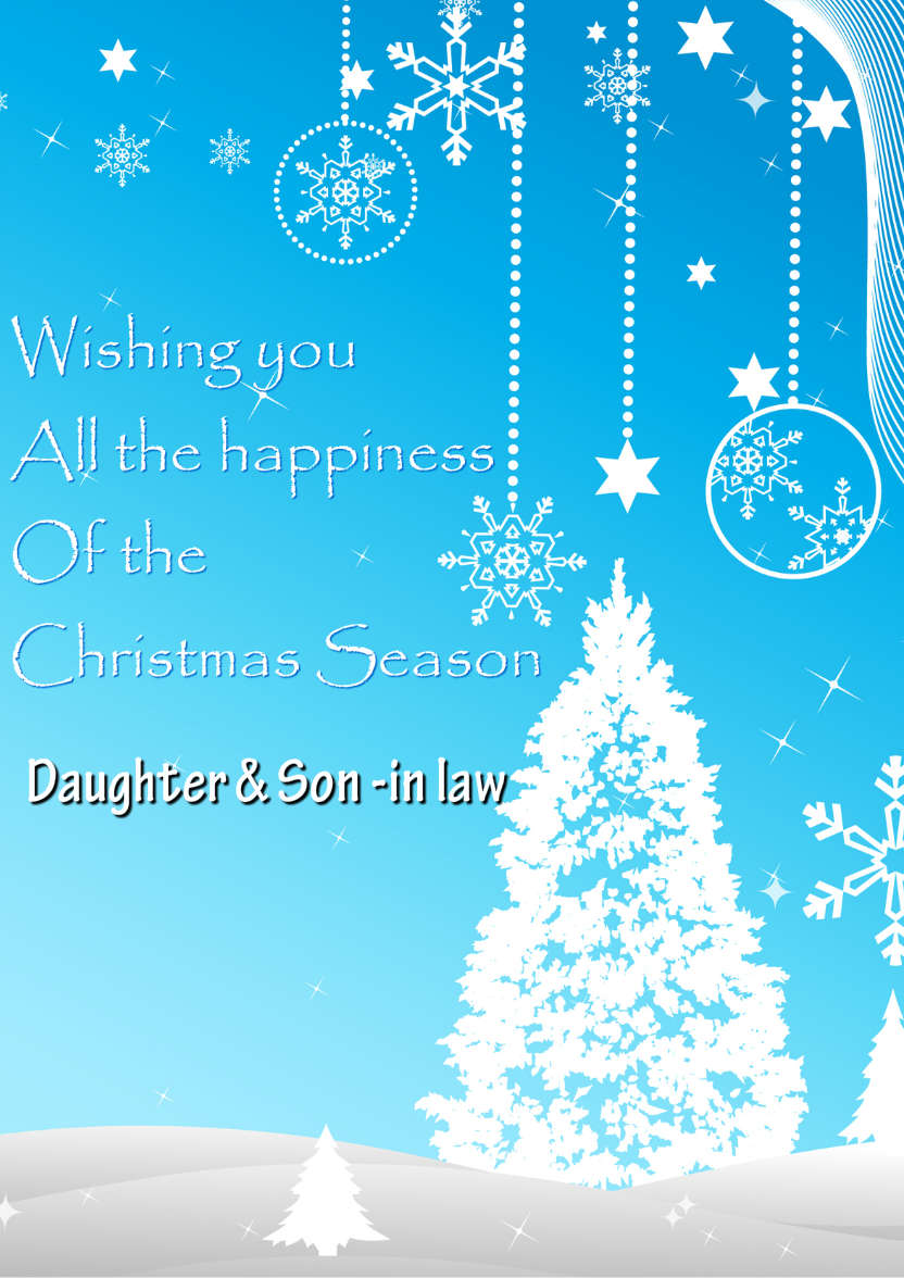 Christmas Bauble Snowscene - card made with Crafty Bob's Card Creator