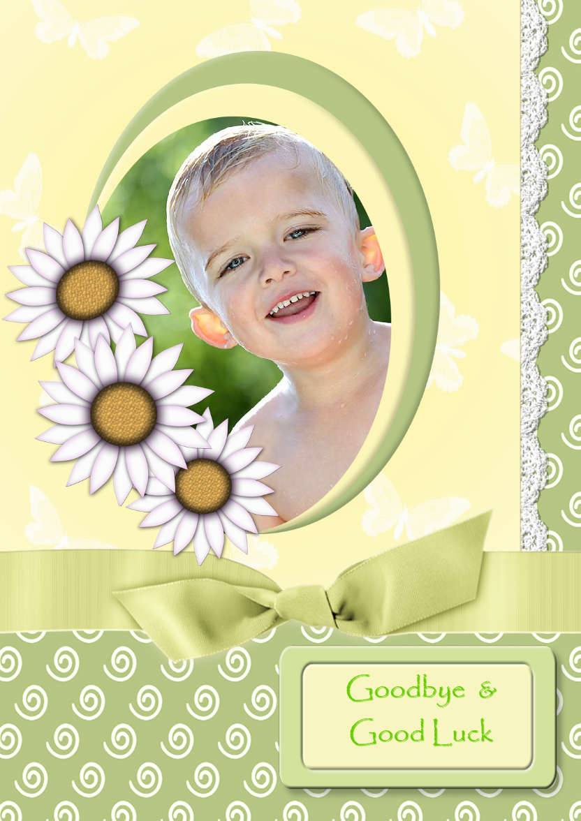 Daisy Chain - card made with Crafty Bob's Card Creator