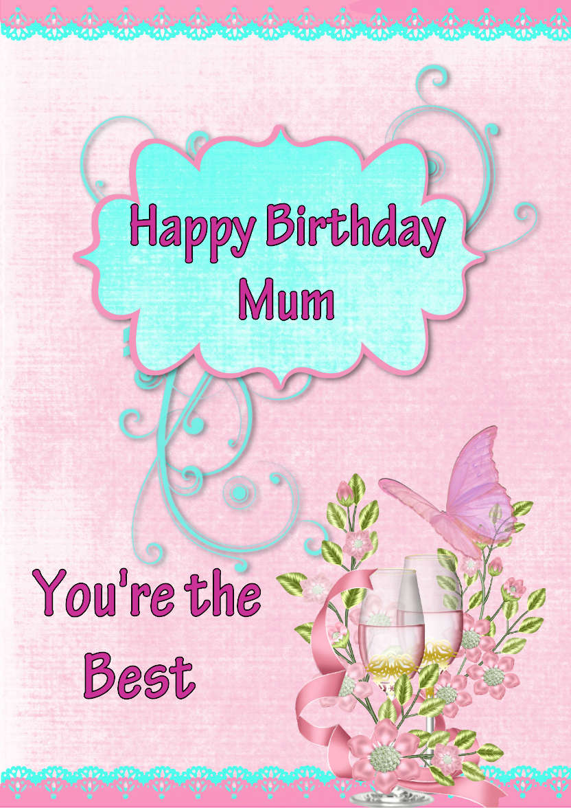 Cheers to You - card made with Crafty Bob's Card Creator