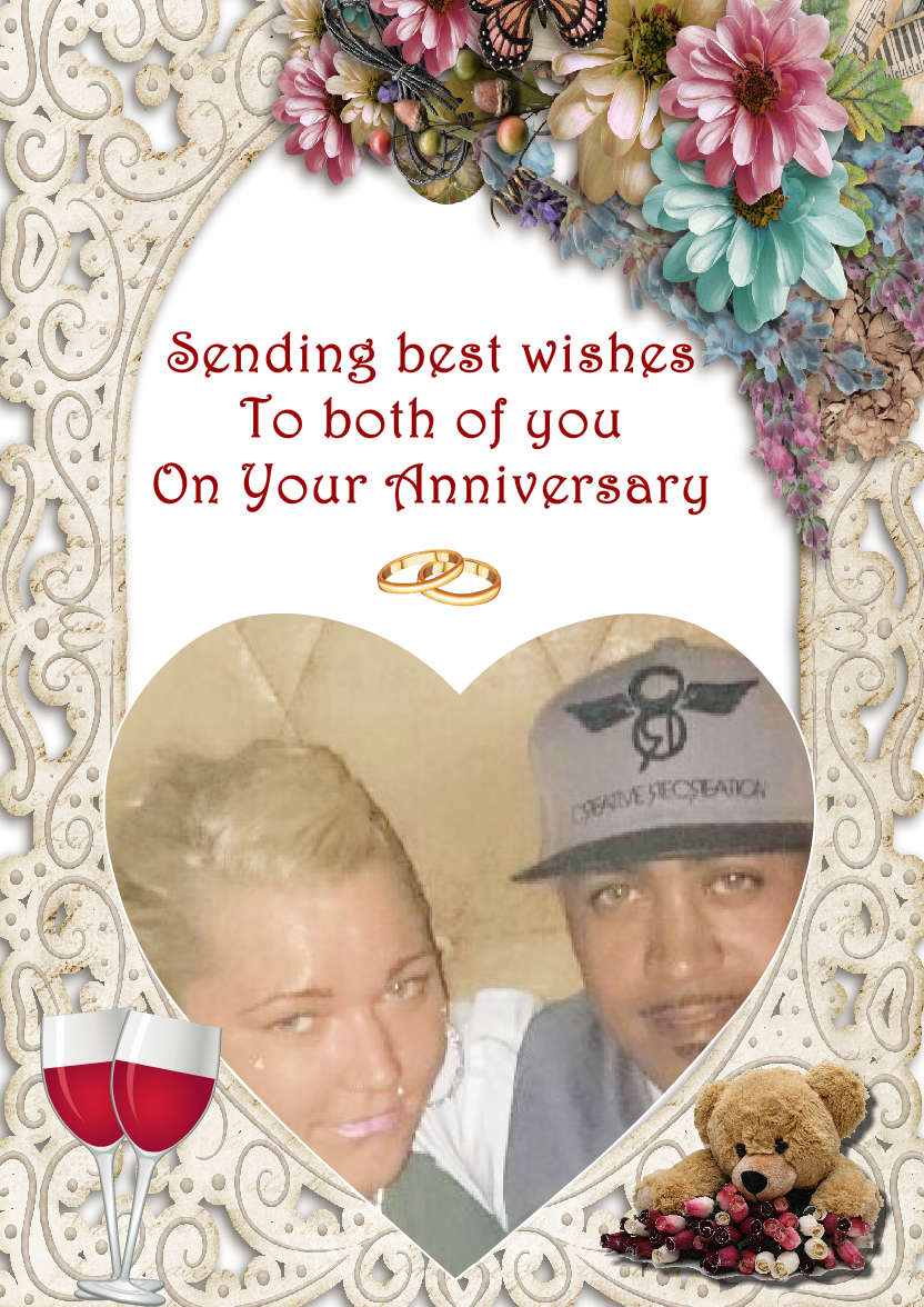 White Plain Background - card made with Crafty Bob's Card Creator