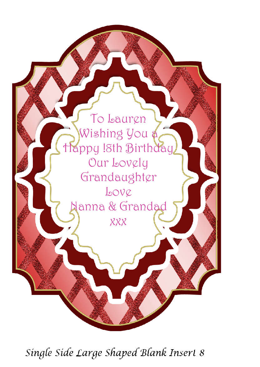 White Plain Background - card made with Crafty Bob's Card Creator