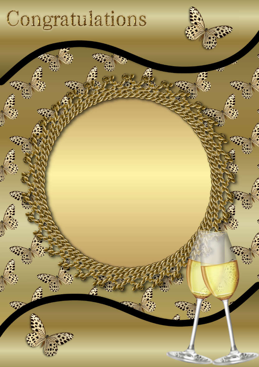 Gold Delight - card made with Crafty Bob's Card Creator