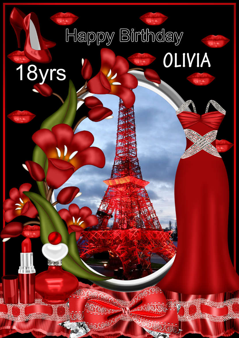 Birthday Diva - card made with Crafty Bob's Card Creator