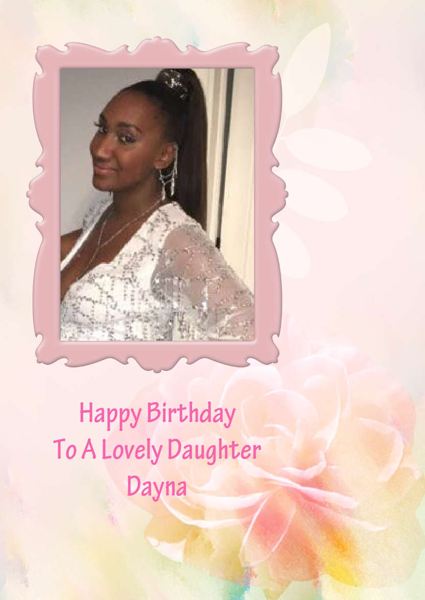 Happy Birthday - Pastel Floral - card made with Crafty Bob's Card Creator
