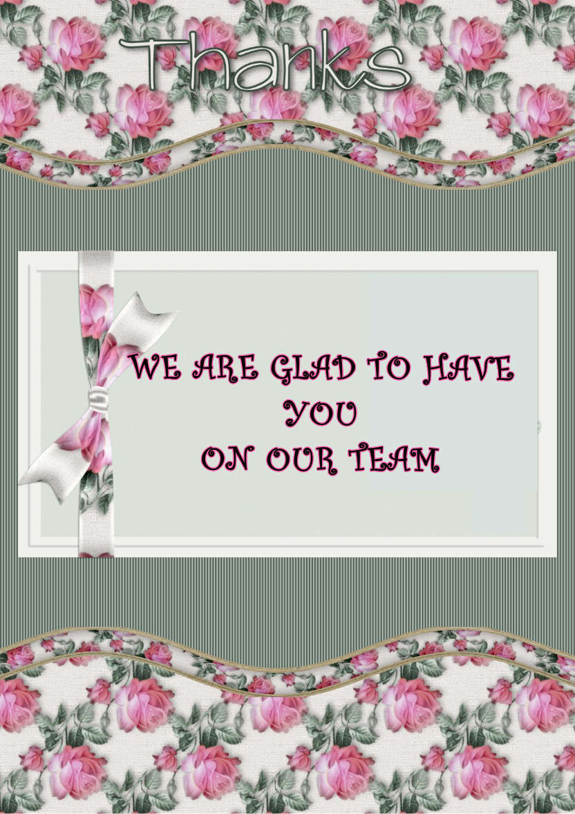 With Thanks - card made with Crafty Bob's Card Creator