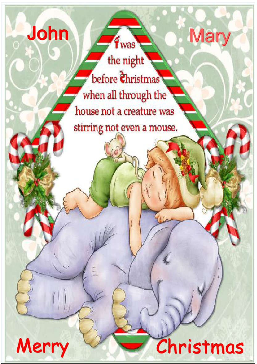 White Plain Background - card made with Crafty Bob's Card Creator