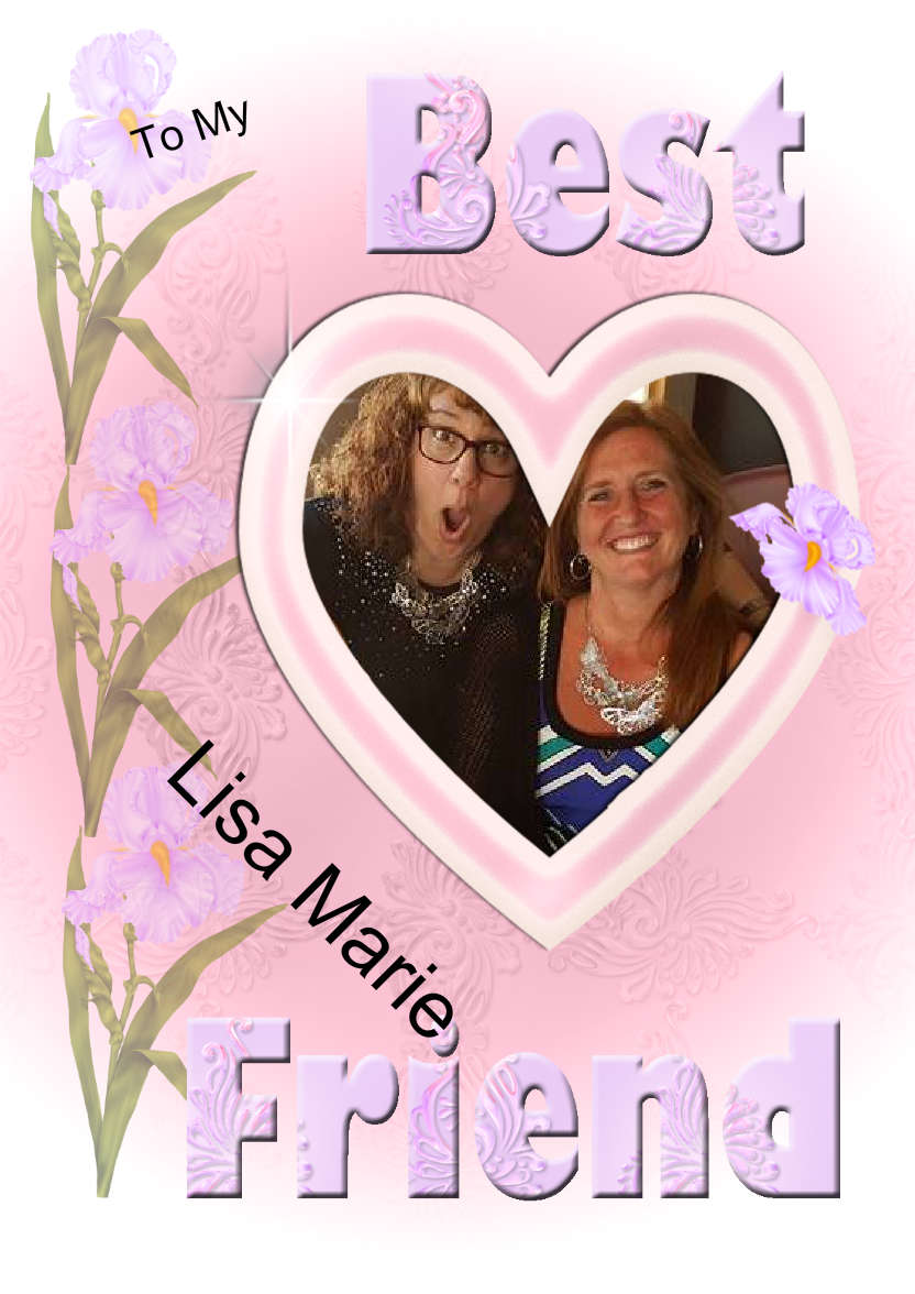 Best Friend - card made with Crafty Bob's Card Creator