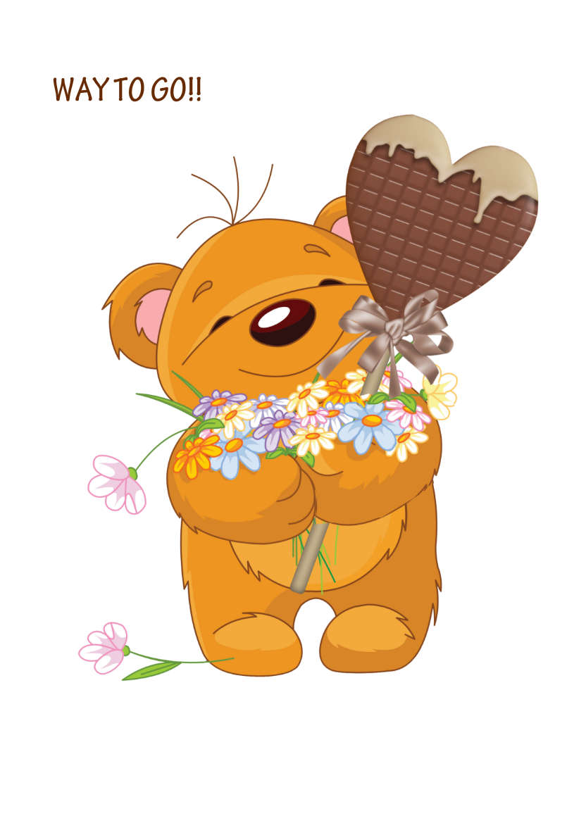 Bear Hugs - card made with Crafty Bob's Card Creator
