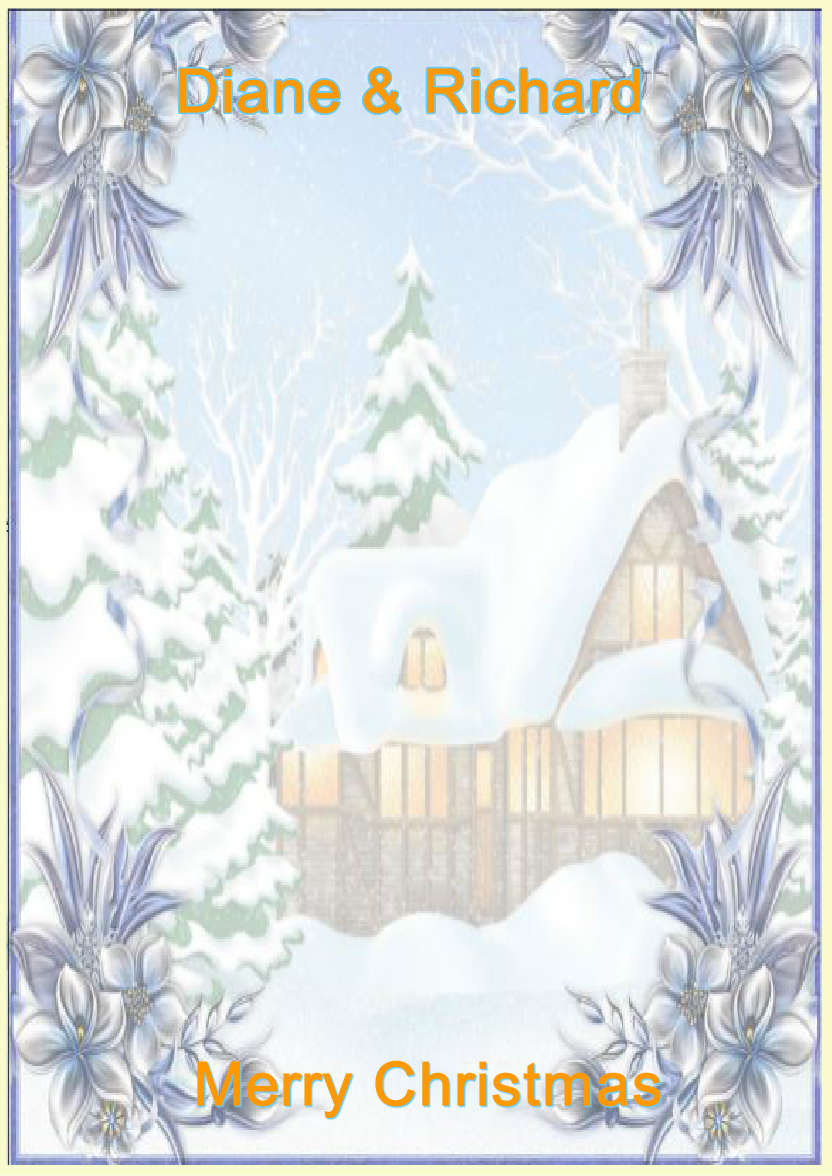 Light Yellow Plain Background - card made with Crafty Bob's Card Creator