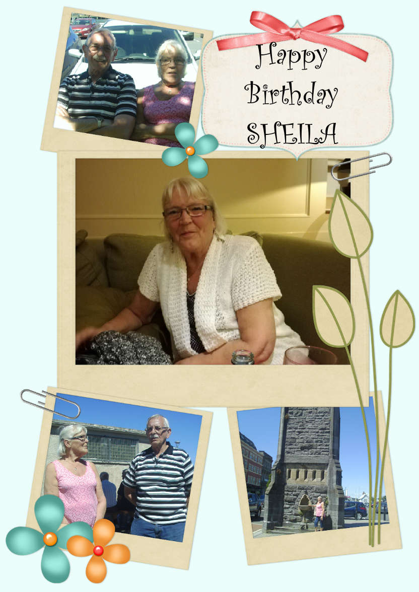 Scrapbook Style Multi Photo Card - card made with Crafty Bob's Card Creator