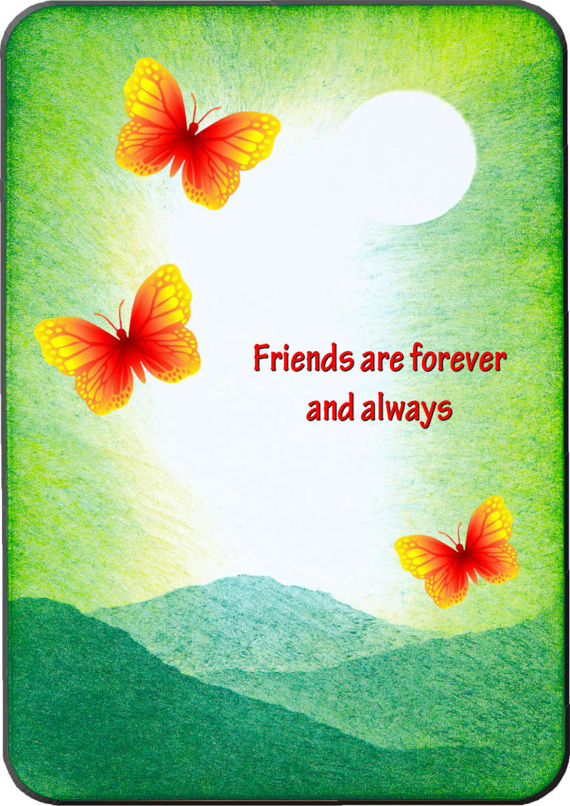 Thank You for a Friend - card made with Crafty Bob's Card Creator