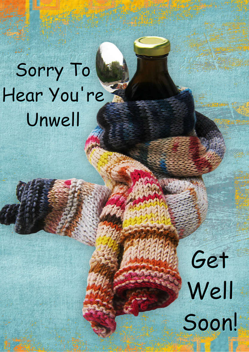 Winter Warmer Get Well Soon Card - card made with Crafty Bob's Card Creator