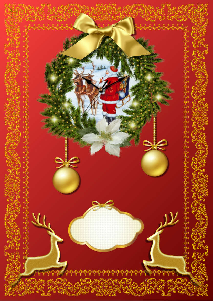 Christmas Time - card made with Crafty Bob's Card Creator